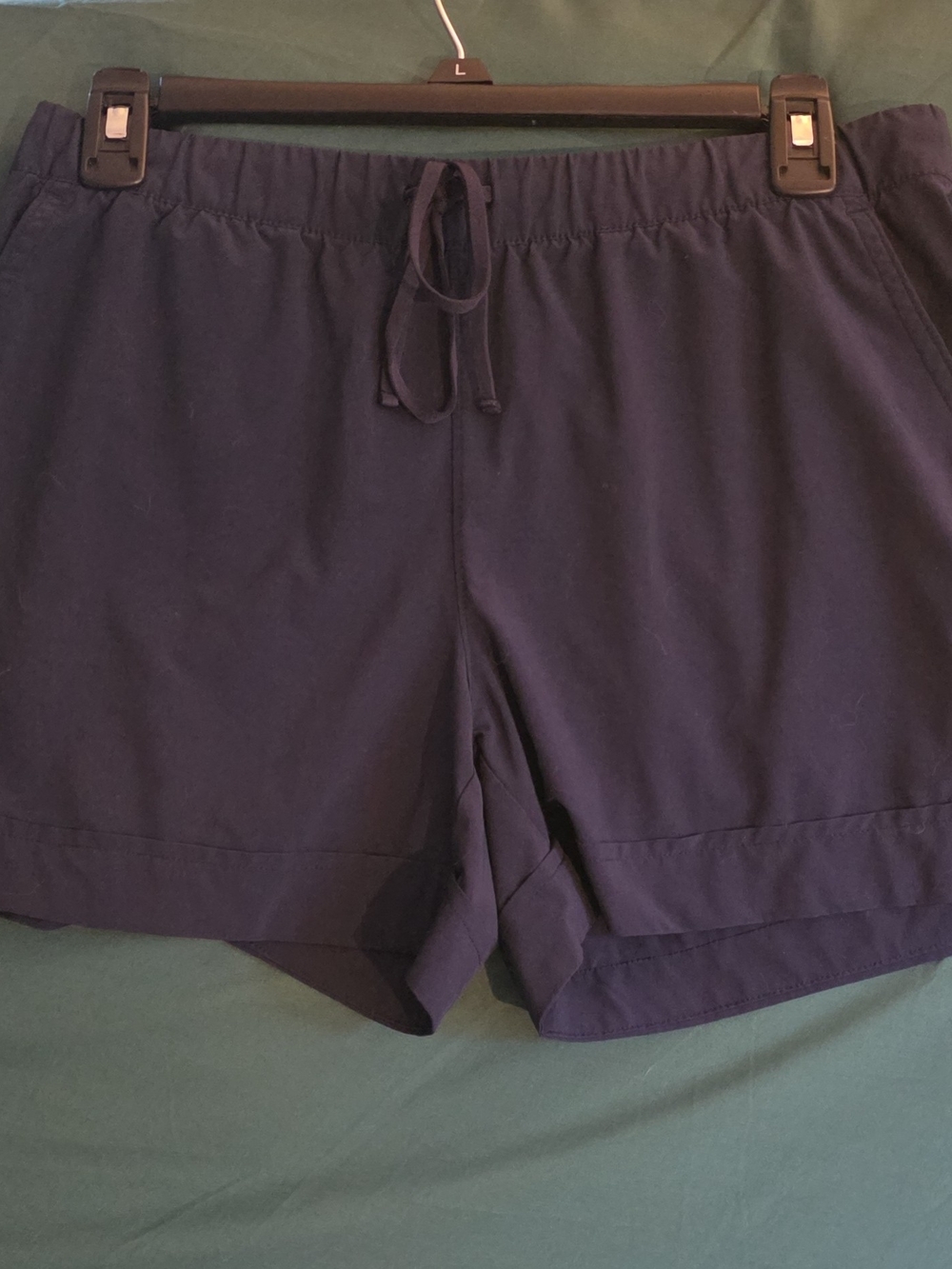 Athleta Navy Drawstring Athletic Shorts